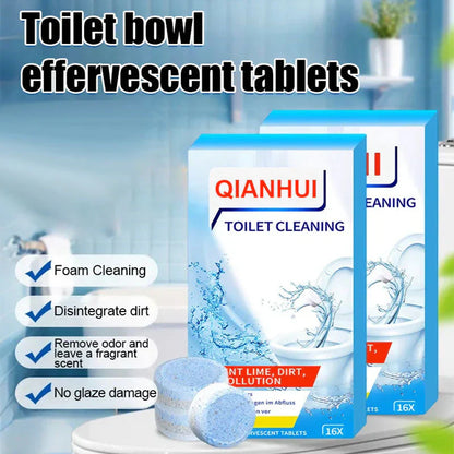 Toilet Cleaning Effervescent Tablets (Buy 1 Get 1 FREE)