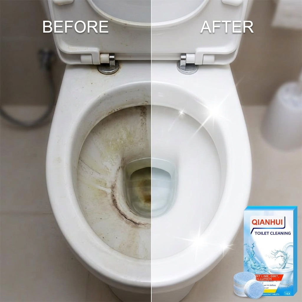Toilet Cleaning Effervescent Tablets (Buy 1 Get 1 FREE)