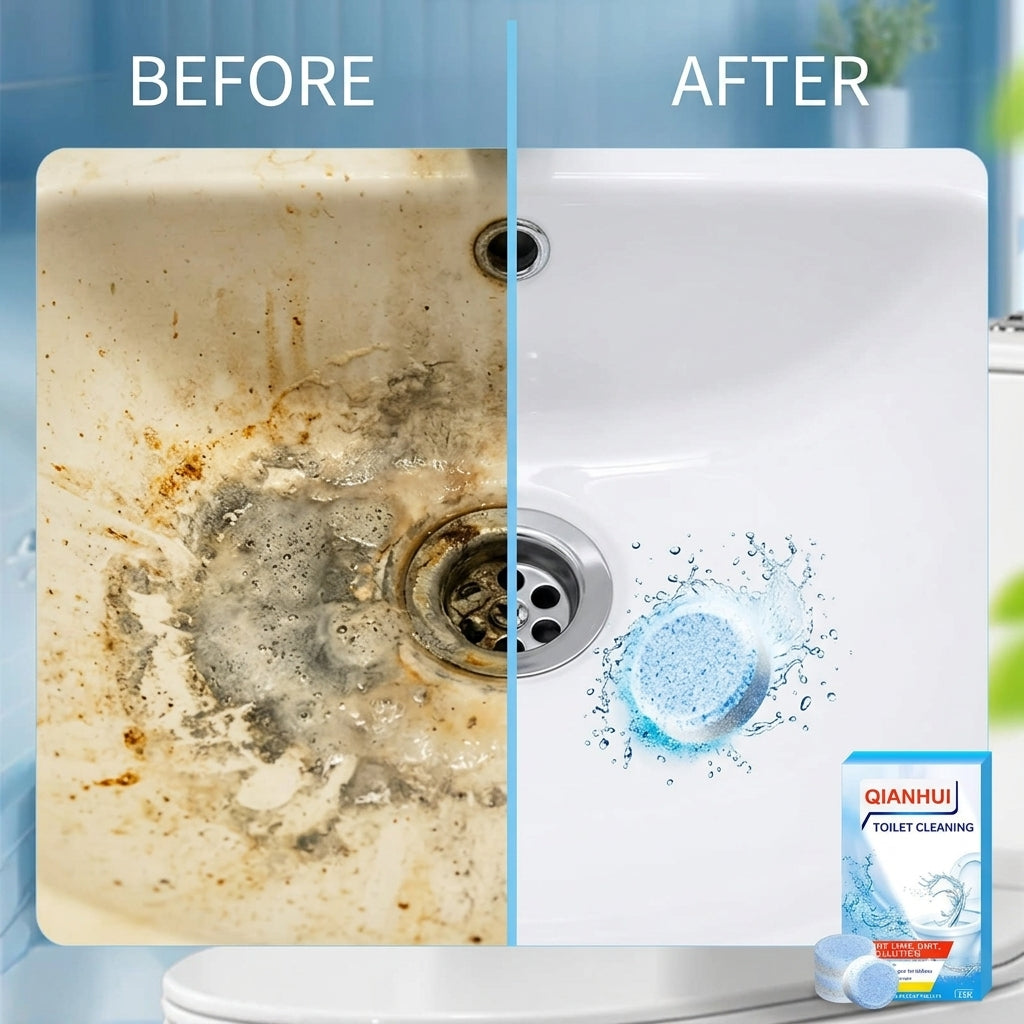 Toilet Cleaning Effervescent Tablets (Buy 1 Get 1 FREE)