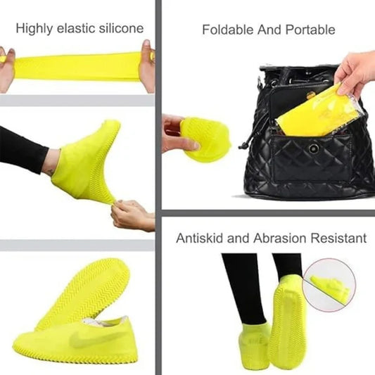 Waterproof Silicone Shoe Covers – Reusable, Anti-Skid Protection