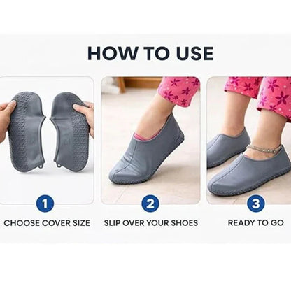 Waterproof Silicone Shoe Covers – Reusable, Anti-Skid Protection