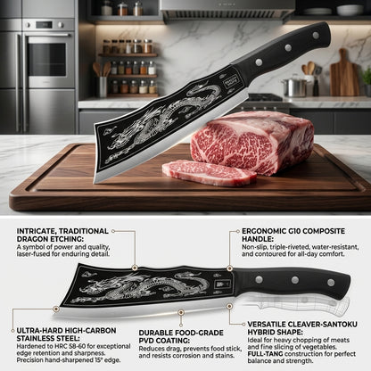 Dragon Knife For Meat & Vegetable Cutting