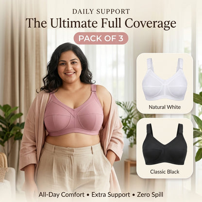 Full Coverage support Bras for Women (Buy 1 Get 2 Free)