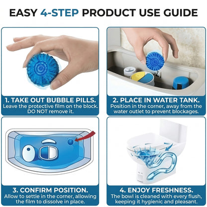 Automatic Toilet Bowl Cleaner Tablets