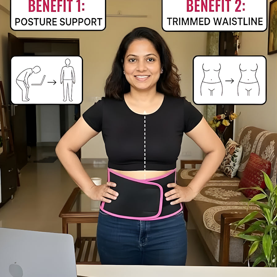 ADJUSTABLE WAIST TRIMMER BELT