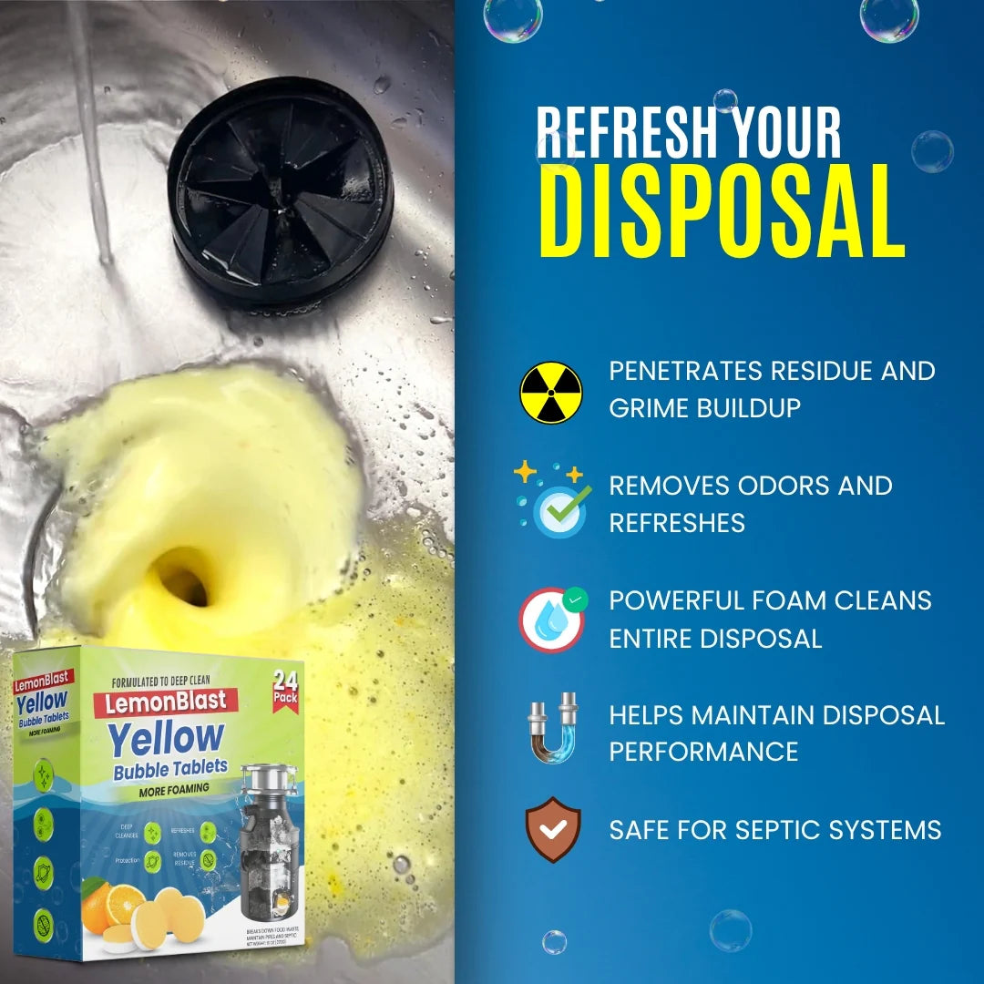 🍋 LemonBlast™ Yellow Bubble Tablets